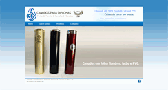 Desktop Screenshot of canudosparadiplomas.com